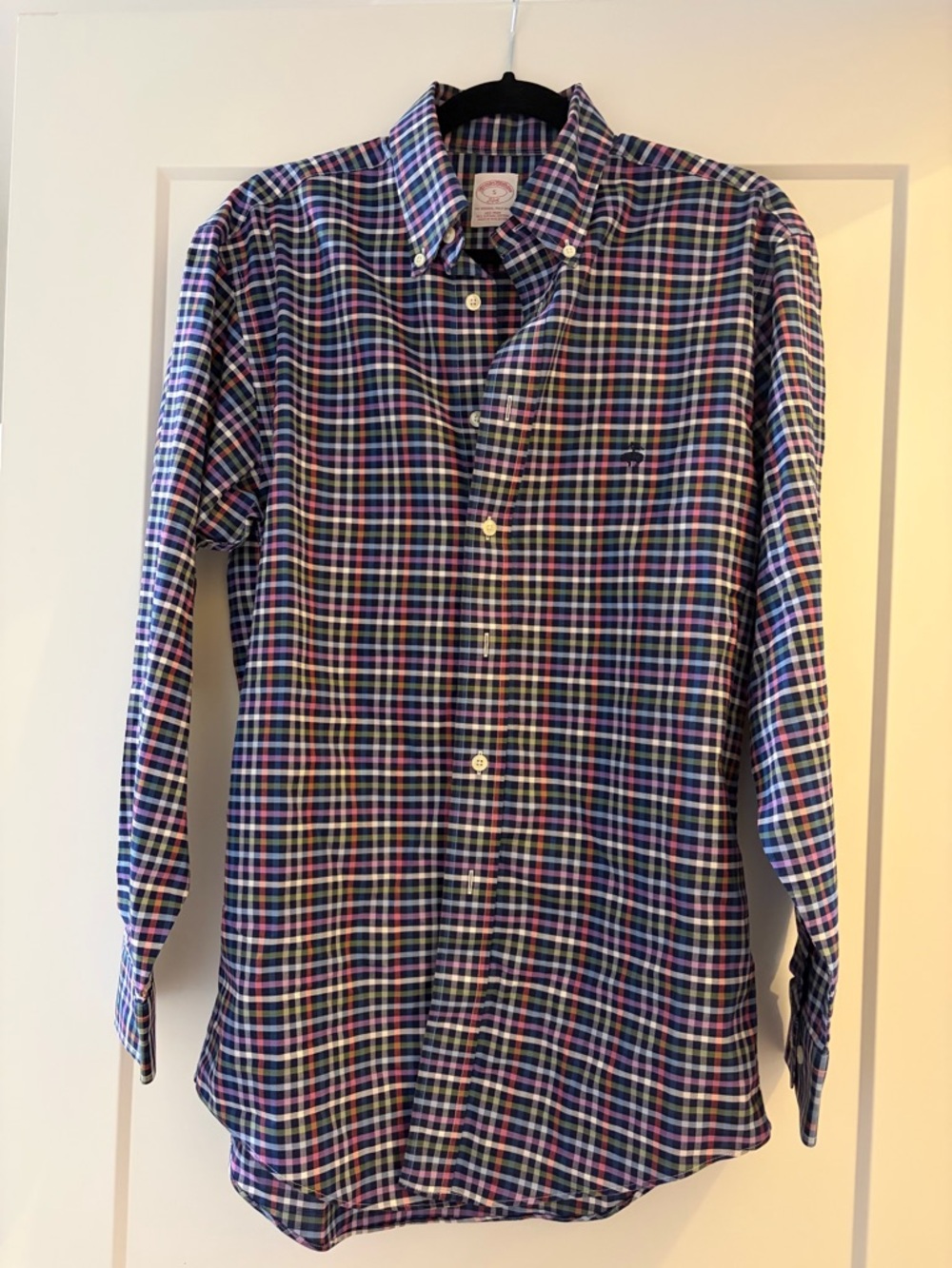 Brooks Brothers Multicolor Plaid Button-Down Shirt